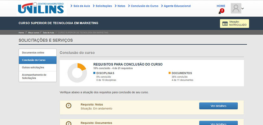 AVA - Ambiente Virtual de Aprendizagem